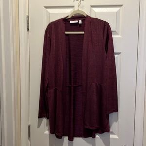 Burgundy with gold threading shell and over jacket
